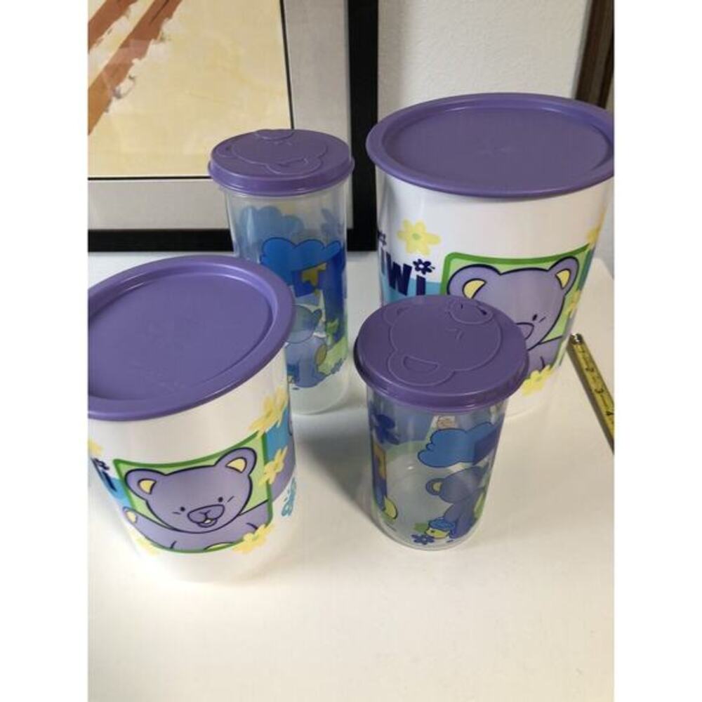 Tupperware Tiwi Bears storage‎ Containers (4)